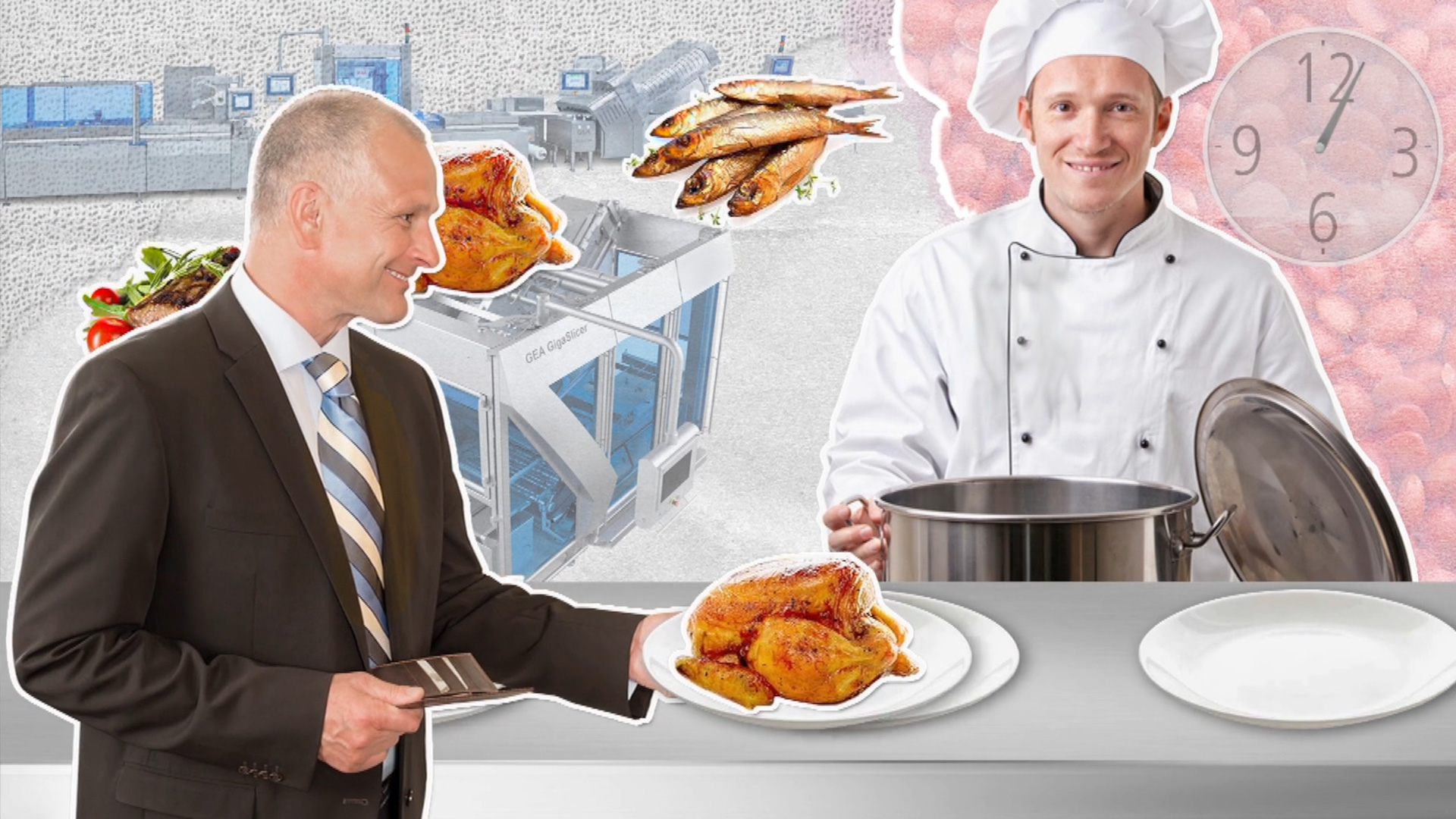 Animationsfilm im Stil der Simplestory macht Investoren neugierig auf die GEA Group. Produziert von furore Strategie + Werbung