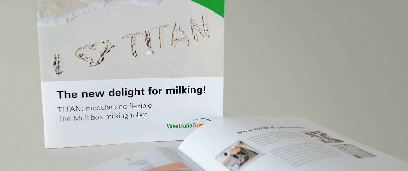Prospekt für Melkroboter
