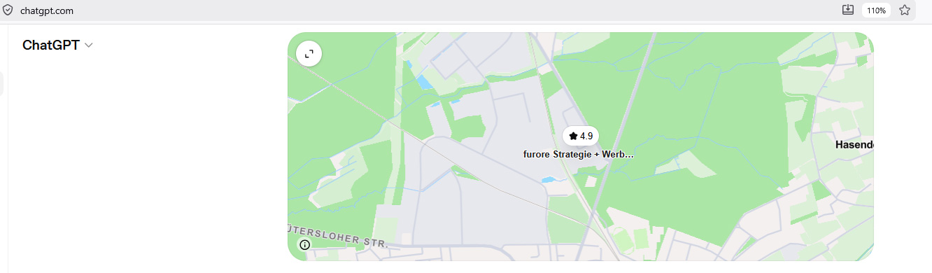 mit furore Strategie zur KI-Sichtbarkeit Unsere strategische Unternehmenskommunikation erzeugt positives Echo | KI-Sichtbarkeit >> furore - Agentur für Paderborn, Bielefeld, OWL