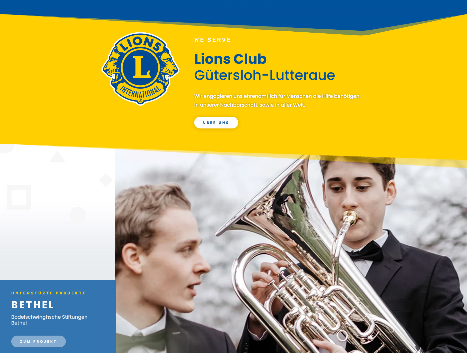 furore Webagentur und Werbeagentur, professionelle Website für den Lions Club