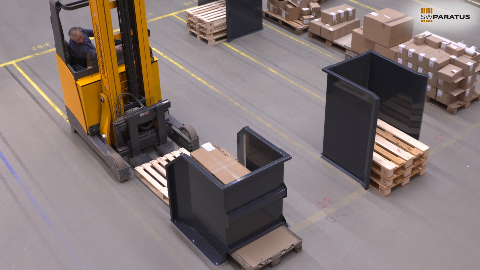 furore Webagentur und Werbeagentur, Produktfilm für SW-Paratus GmbH Palettenwechsler