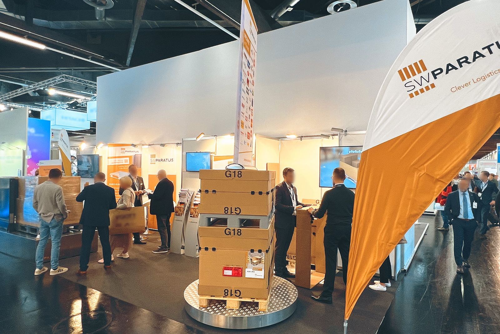 Messeausstattung und Messedesign Fachpack für SW-Paratus GmbH Halle