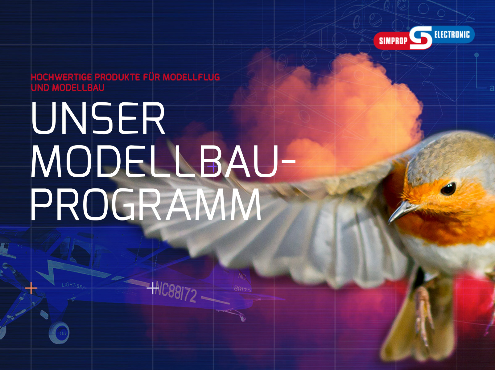 furore Webagentur und Werbeagentur, professionelle Website für Simprop Modellbau, Modellsport, Modellflug