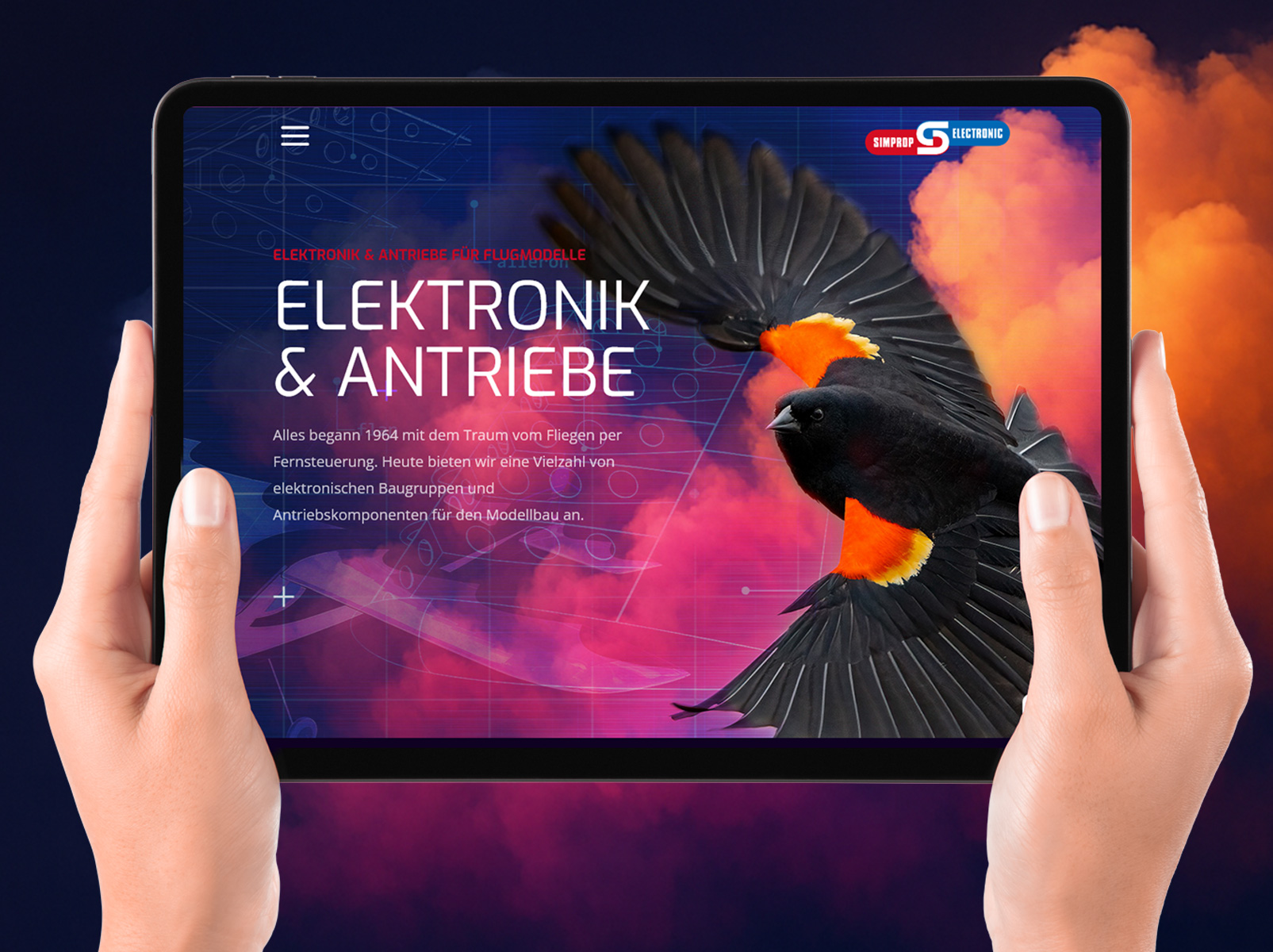Simprop Modellbau - Redesign Webseite in WordPress furore Webagentur und Werbeagentur, professionelle Website für Simprop Modellbau, Modellsport, Modellflug