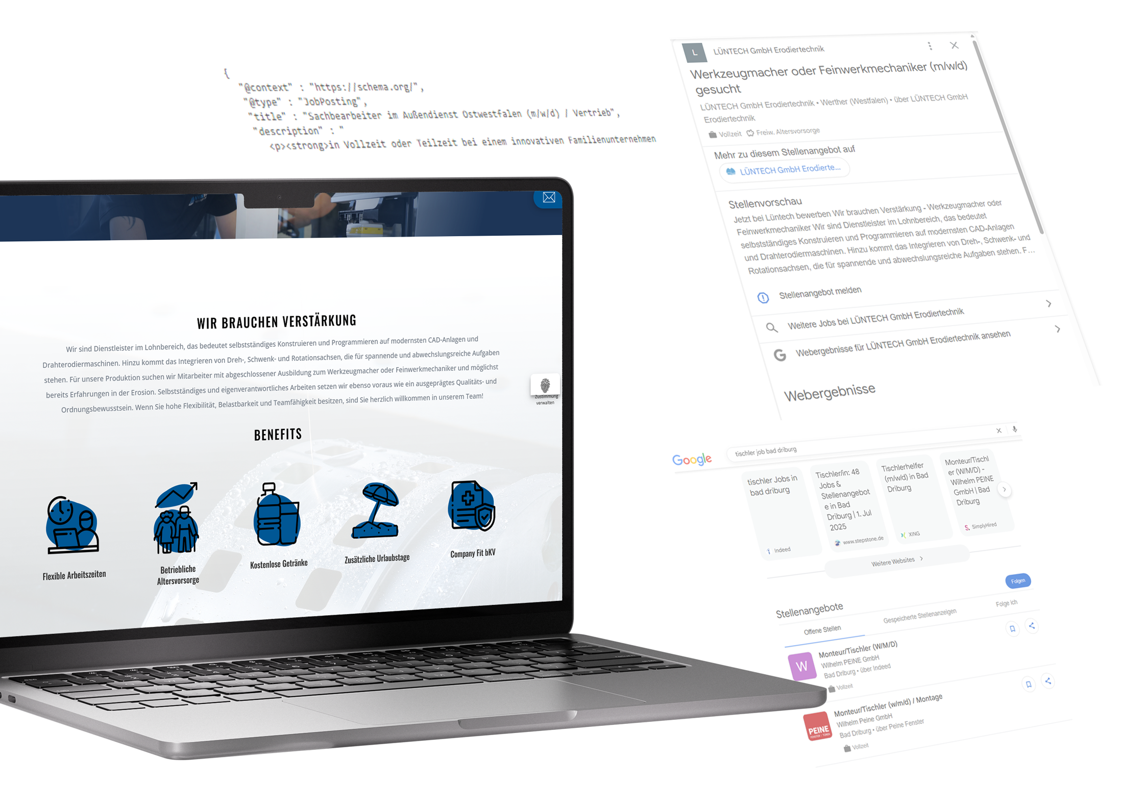 SEO for Jobs, Suchmaschinenoptimierung für Ihre Stellenanzeigen, Social Recruiting, Employer Branding, Mitarbeiter finden - furore Strategie + Werbung - Agentur Paderborn, Bielefeld, OWL