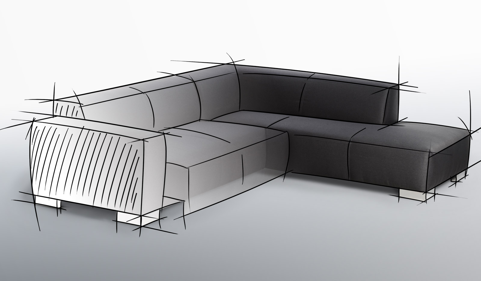 Zwei Tablets mit Webseite Luftreiniger, Hintergrund zeigt umbrechende Meereswelle