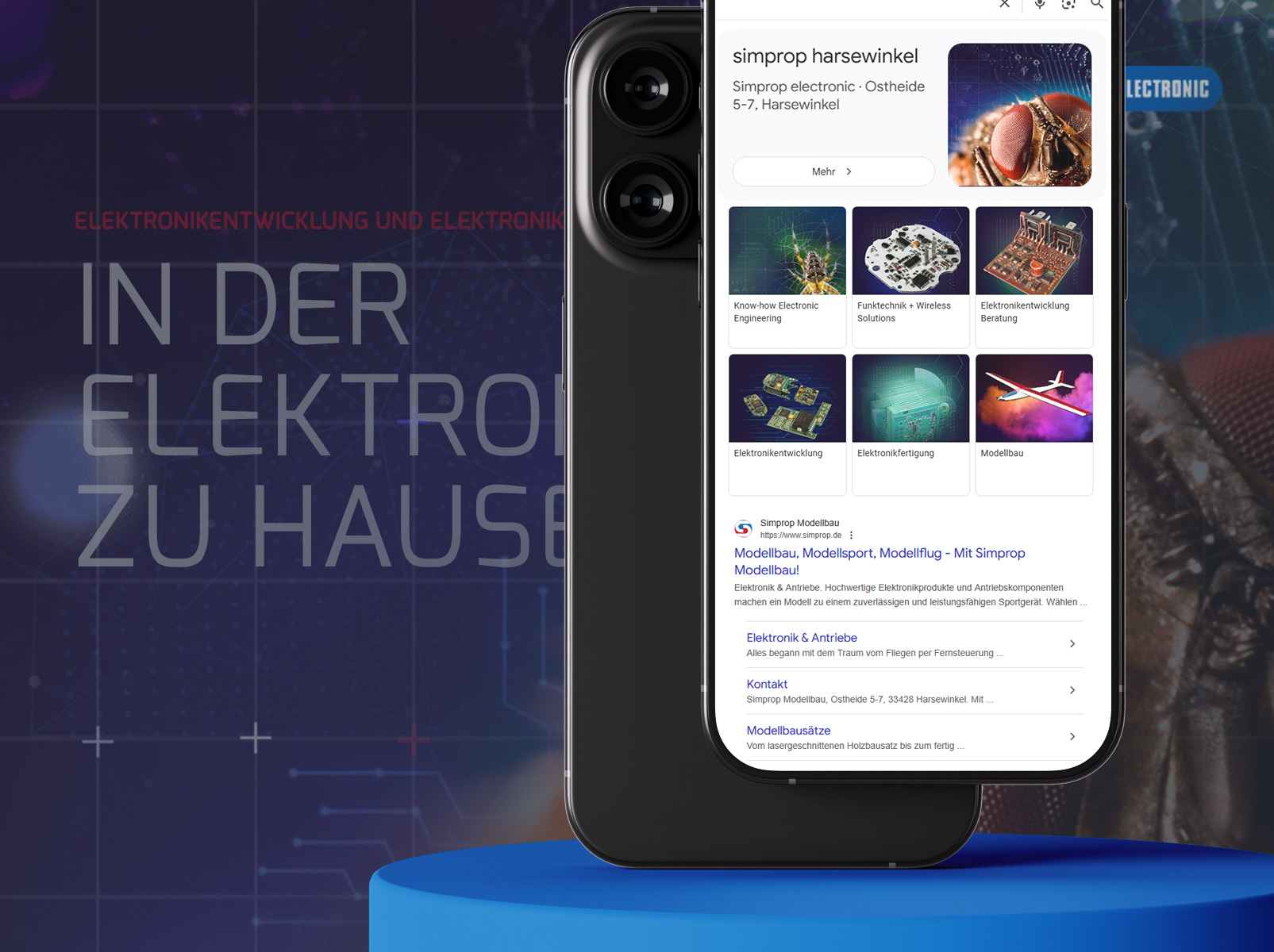 Erfolgreiches SEO für Simprop electronic -  SEO- und Webdesign-Agentur furore, Ihr Ansprechpartner in Paderborn, Bielefeld, OWL